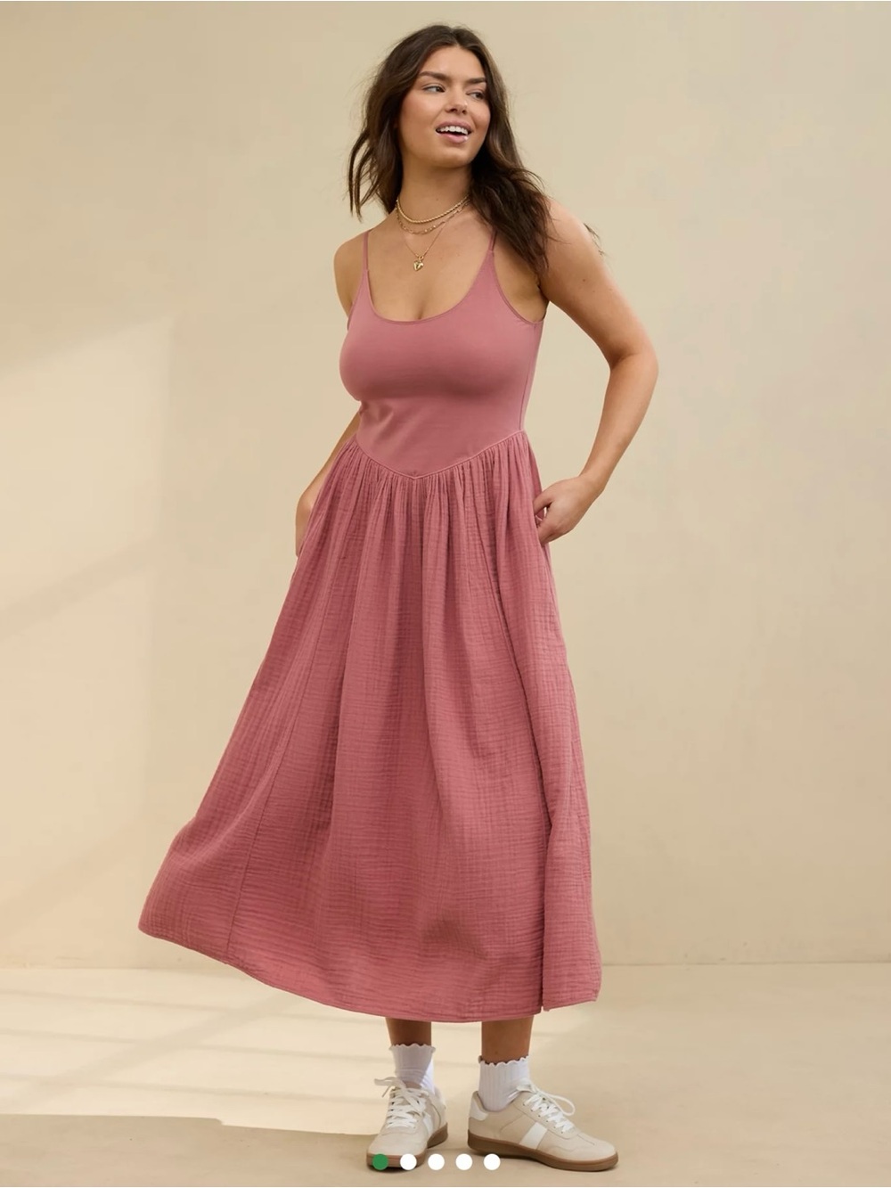 Aerie At The Barre Midi Dress- size L